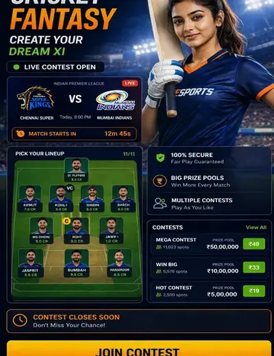 Hero11 (hero11) fantasy cricket & matchday visual 3